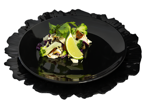 Салат с курицей и брокколи с заправкой том ям