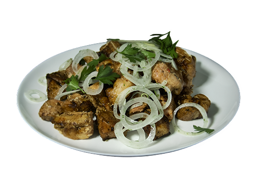 Филе индейки на огне с луком и зеленью 1000/100/10