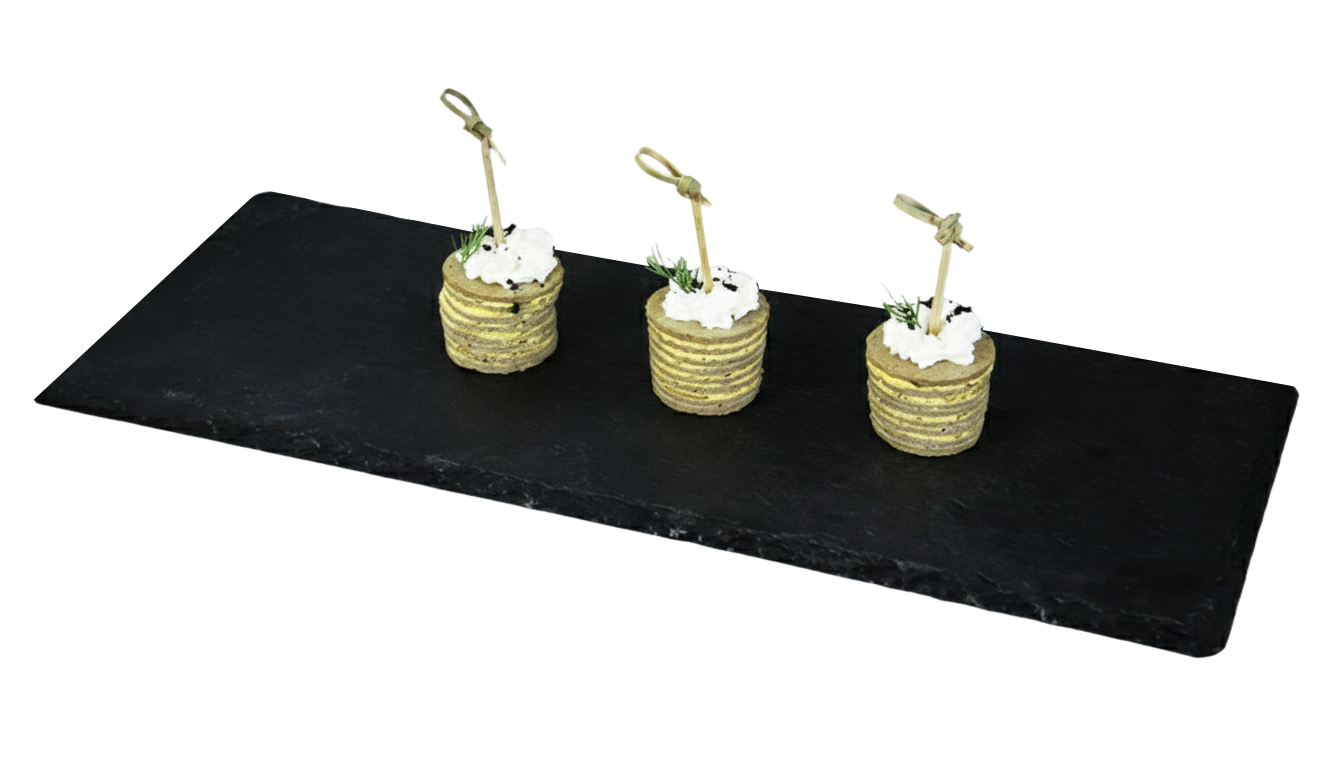 Канапе печеночный торт