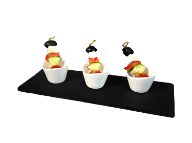 Греческое канапе с апельсиновым соусом