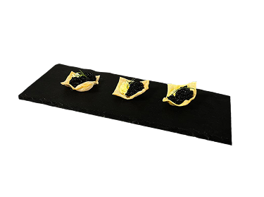 Тарталетка с икрой палтуса