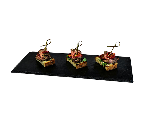 Брускетта с ростбифом и вителло тонато